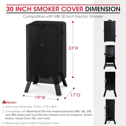 Masterbuilt Electric Smoker Cover UV Resistant Waterproof