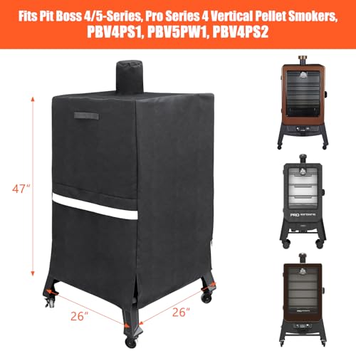 Pit Boss Pro Series 4/5/7 Vertical Smoker Cover, Heavy Duty QuliMetal
